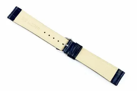 Niebieski pasek skórzany 22 mm HIRSCH Duke 01028080-2-22 (L)