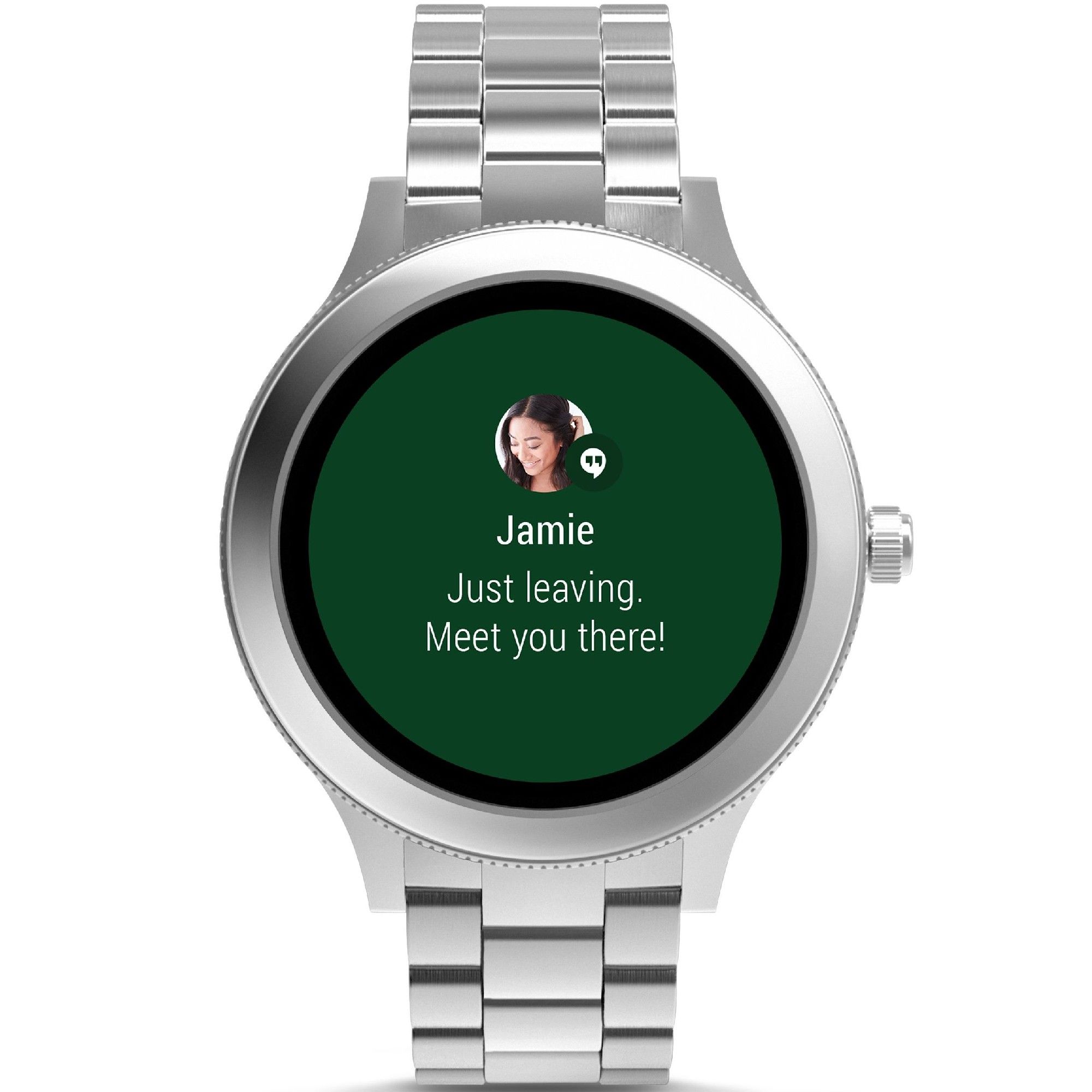fossil ftw6003 women's smartwatch q venture silver