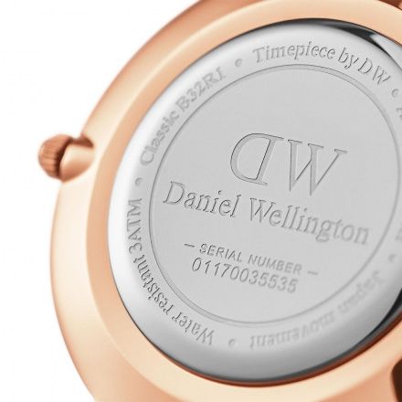 Zegarek Daniel Wellington Petite 32 Ashfield czarno-złoty z bransoletką DW00100201
