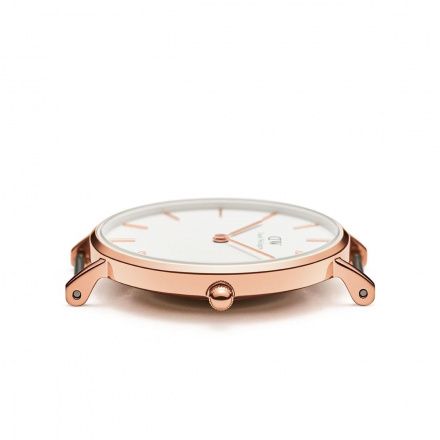 Zegarek Daniel Wellington Petite 32 Durham różowe złoto z brązowym paskiem DW00100172