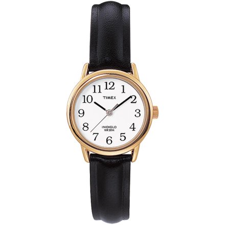 Timex Indigo klasyczny zegarek damski złoty z czanym paskiem T20433