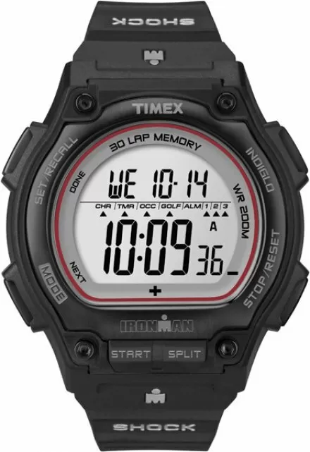 T5K584 Zegarek Męski Timex Ironman Shock-Resistant 30-Lap T5K584