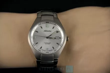 Zegarek Męski Adriatica na bransolecie A1069.4153Q - Zegarek Kwarcowy Swiss Made