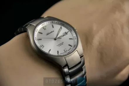 Zegarek Męski Adriatica na bransolecie A1069.4153Q - Zegarek Kwarcowy Swiss Made