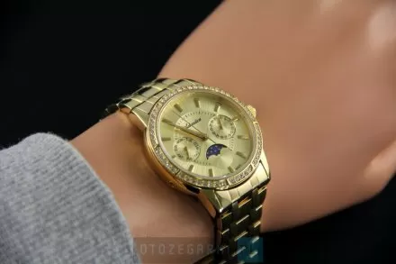 Zegarek Damski Adriatica na bransolecie A3601.1111QFZ - Multifunction Swarovski Swiss Made