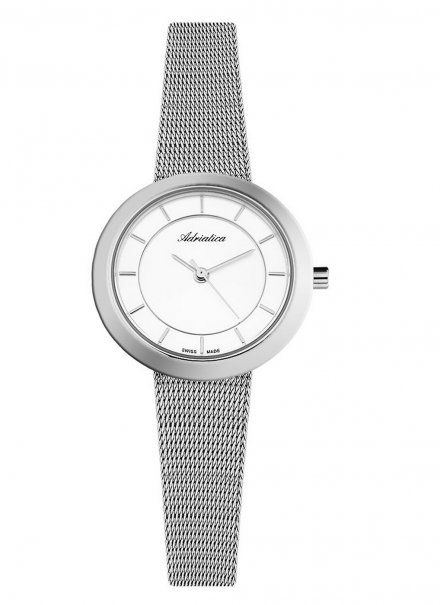 Zegarek Damski Adriatica na bransolecie A3645.5113Q - Zegarek Kwarcowy Swiss Made