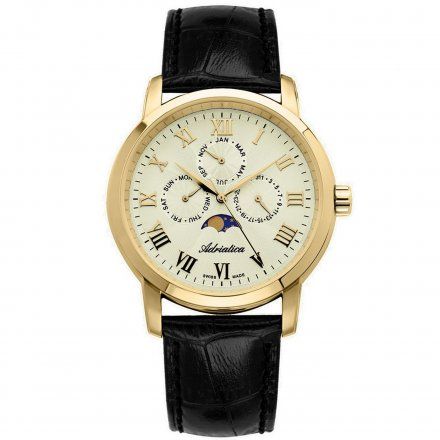 Zegarek Męski Adriatica na Pasku A8134.1231QF - Multifunction Swiss Made