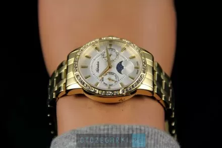 Zegarek Damski Adriatica na bransolecie A3601.1113QFZ - Multifunction Swarovski Swiss Made