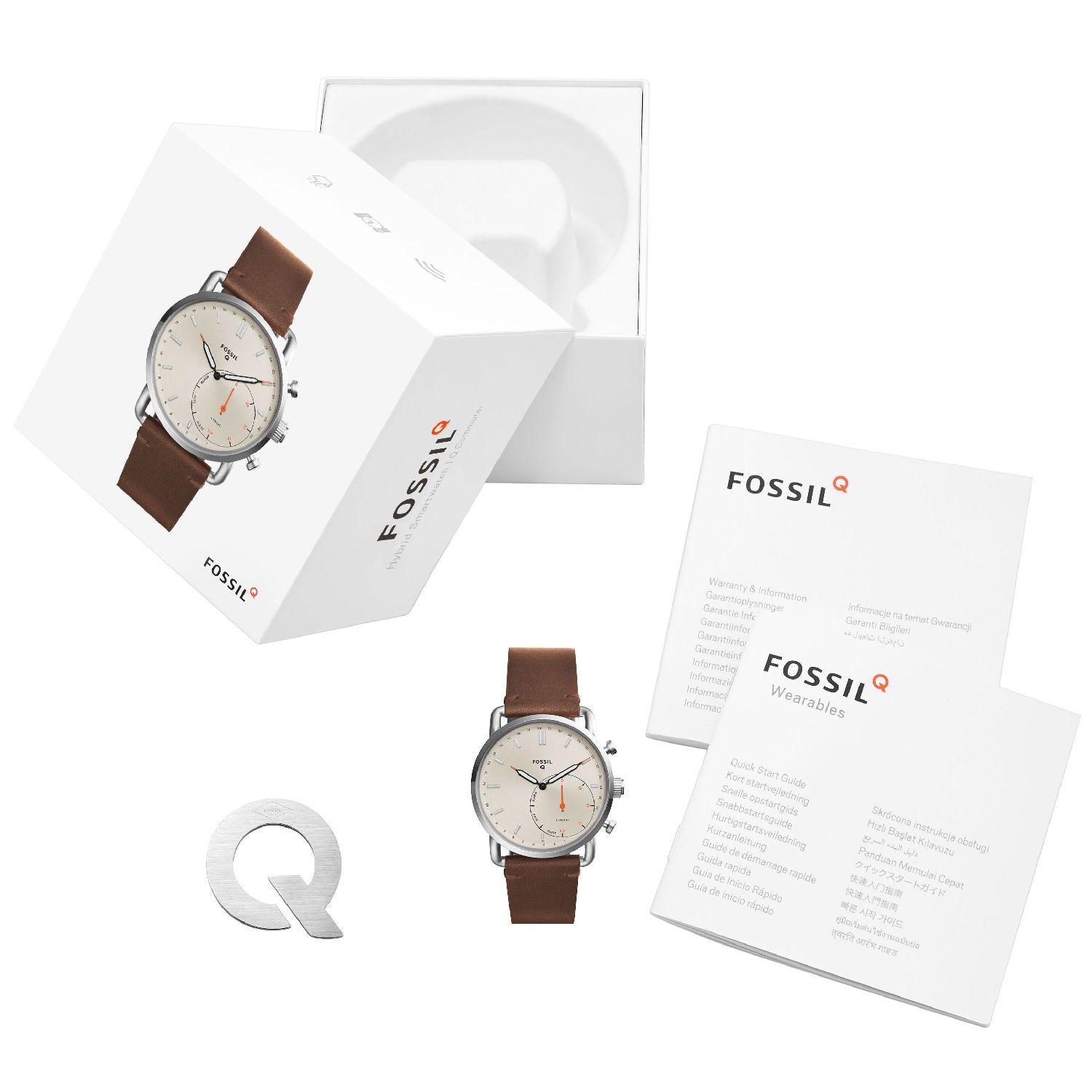 Zegarek Fossil Q FTW1150 FossilQ Commuter Hybrid Watch Smartwatch 692 00 z Otozegarki.pl