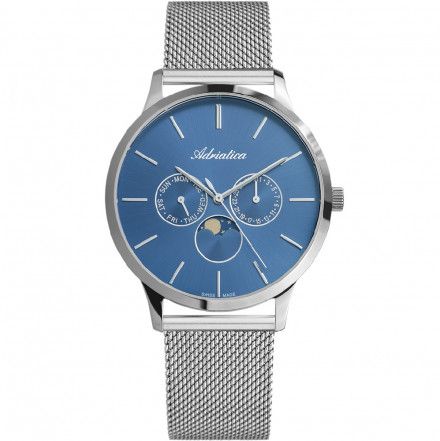 Zegarek Męski Adriatica na bransolecie A1274.5115QF - Multifunction Swiss Made