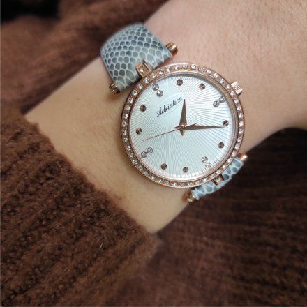 Zegarek Damski Adriatica na Pasku A3695.9243QZ - Swarovski Zegarek Swiss Made