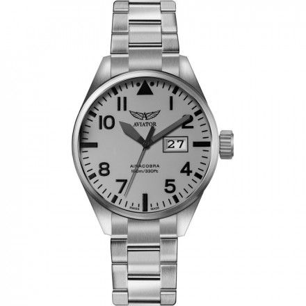 Zegarek Męski Aviator Swiss Made V.1.22.0.150.5 Airacobra P42
