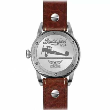 Zegarek Męski Aviator Swiss Made V.3.18.0.161.4 Bristol Scout