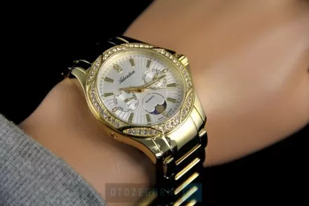 Zegarek Damski Adriatica na bransolecie A3420.1113QFZ - Multifunction Swarovski Swiss Made
