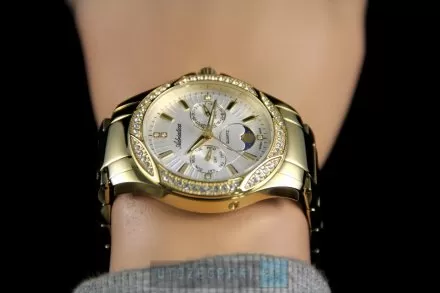 Zegarek Damski Adriatica na bransolecie A3420.1113QFZ - Multifunction Swarovski Swiss Made