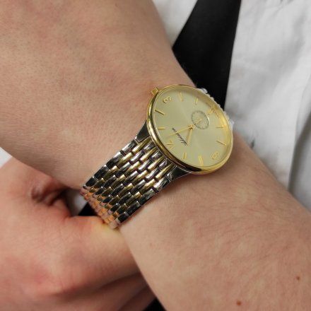 Męski szwajcarski zegarek Adriatica na eleganckiej bransolecie A1229.2151Q