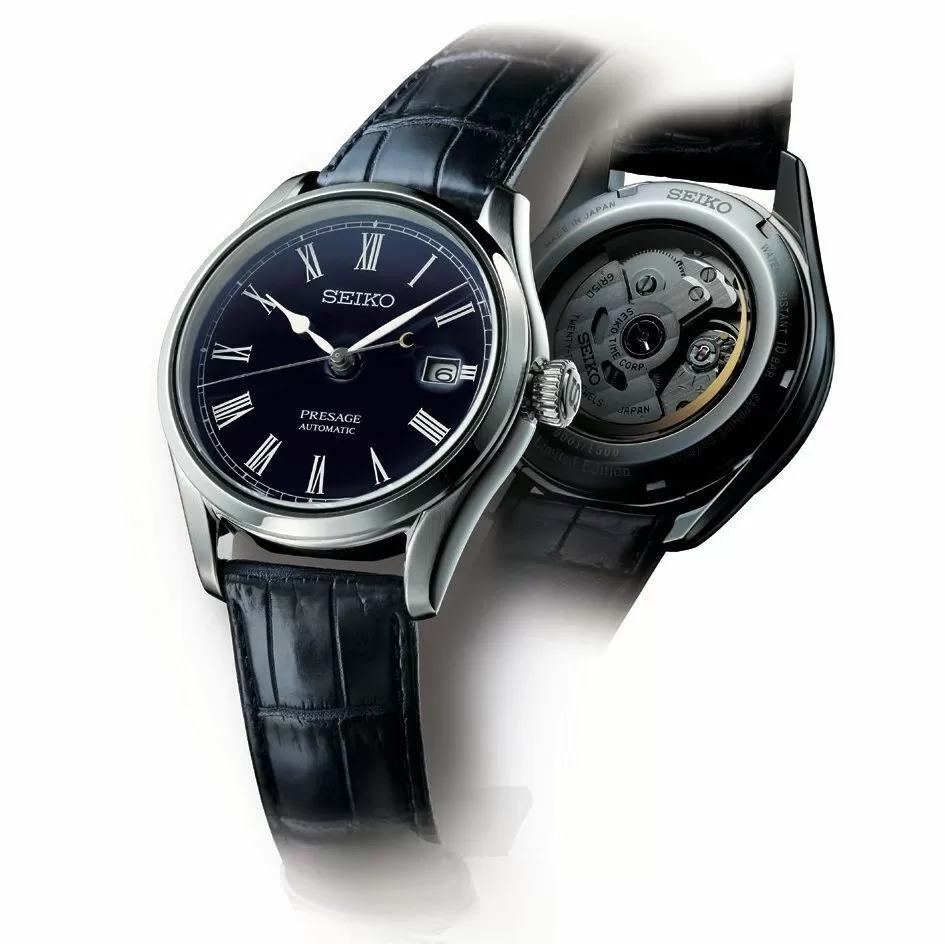seiko presage blue enamel limited edition