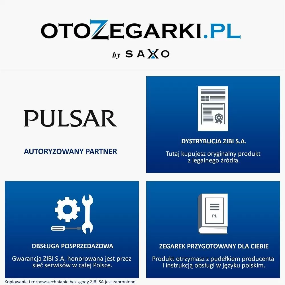 Zegarek Męski Pulsar PZ4003X1 945,00 zł - Main Image