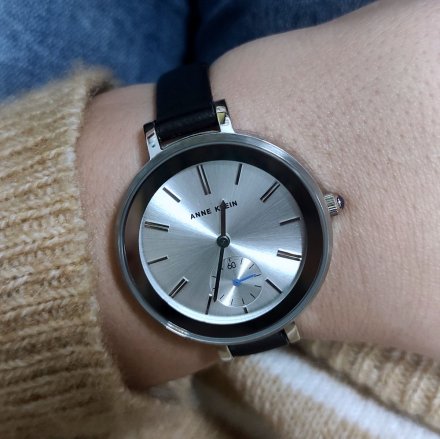 Anne Klein AK/2993SVBK Zegarek Damski