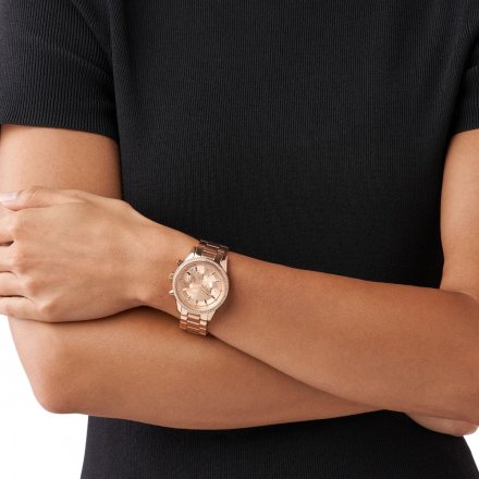 Michael Kors Bryant różowozłoty zegarek damski MK6357