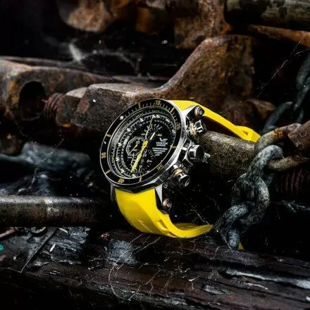 Zegarek Męski Vostok Europe Lunokhod 2 YM86/620A505 Chrono Line