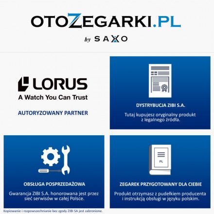 Zegarek Męski Lorus kolekcja Sports RH987HX9
