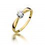 Biżuteria SAXO 14K Pierścionek z brylantem 0,15ct W-228 Złoty