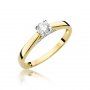 Biżuteria SAXO 14K Pierścionek z brylantami 0,30ct W-341 Złoty