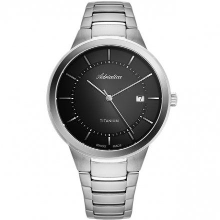 Zegarek Męski Adriatica na bransolecie A1282.4116Q - Zegarek Kwarcowy Swiss Made