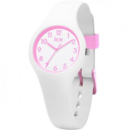 Biały zegarek dziecięcy ze wskazówkami Ice-watch Ola Kids XS 015349 + TOREBKA KOMUNIJNA