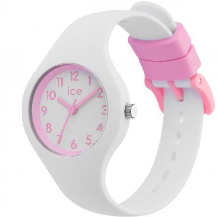 Biały zegarek dziecięcy ze wskazówkami Ice-watch 015349 Ice Ola Kids XS