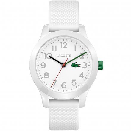 Lacoste Biały Zegarek Dziecięcy L1212 Kids 2030003
