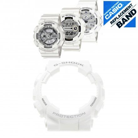 Bezel 10366714 do Casio GA-110C GA-110 GA-100 GD-100 GD-110 GD-120 GA-120 biały matowy