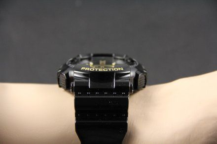 Pasek 10391028 i Bezel 10390987 do Casio GA-100 GA-120BB GA-110 GD-100 GD-120 GA-120 czarny połysk