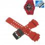 Pasek 10536684 Do Zegarka Casio Model GA-700 czerwony