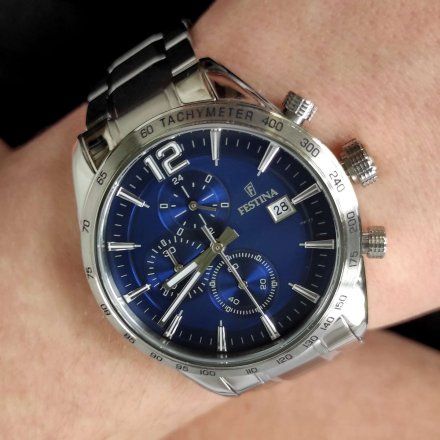 Zegarek Męski Festina F16759/3 Timeless Chronograph 16759/3