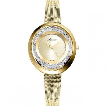 Zegarek Damski Adriatica na bransolecie A3771.1141QZ - Swarovski Zegarek Swiss Made