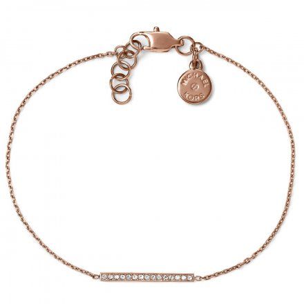 Różowozłota bransoletka Michael Kors z kryształkami MKJ3753791