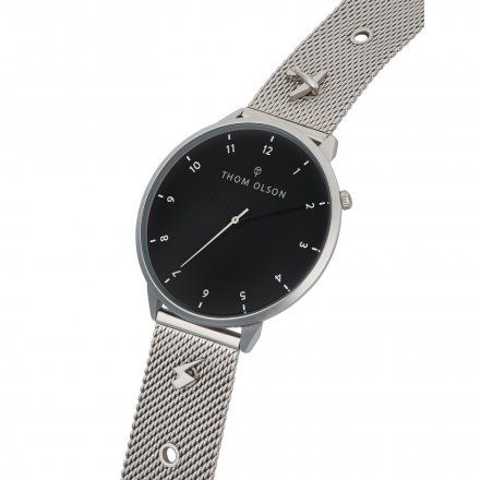 Srebrny klasyczny zegarek Thom Olson CBTO004 Charmsy