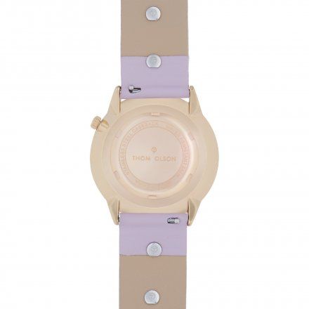 Modny zegarek z pastelowym paskiem Thom Olson CBTO020