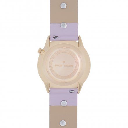 Modny zegarek z pastelowym paskiem Thom Olson CBTO020