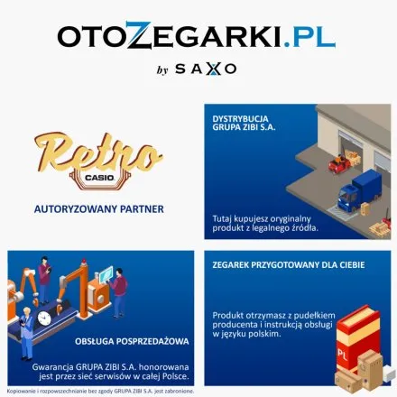 Srebrny zegarek Casio Vintage z bransoletką A168WEM-7EF w stylu Retro