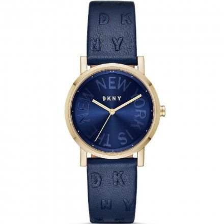 Logowany Damski DKNY Soho złoto-granatowy NY2763 