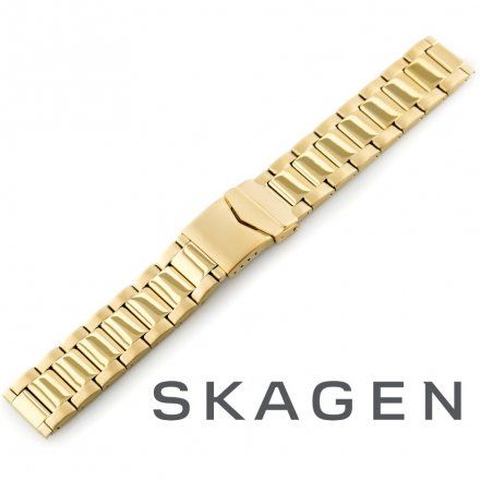 Pasek SKAGEN - Oryginalna bransoleta stalowa powlekana do zegarka Skagen