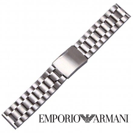 Pasek Emporio Armani - Oryginalna Bransoleta Stalowa Do Zegarka Emporio Armani