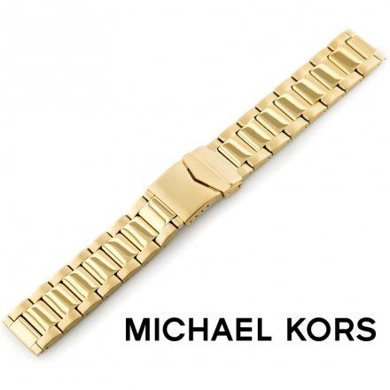 Pasek MICHAEL KORS - Oryginalna bransoleta stalowa powlekana do zegarka MICHAEL KORS