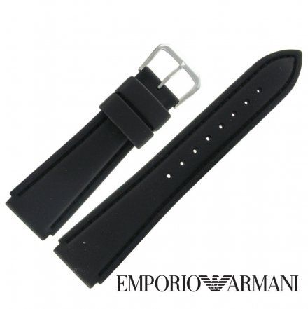 Pasek Emporio Armani - Oryginalny Pasek Z Tworzywa Do Zegarka Emporio Armani