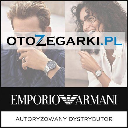 Pasek Emporio Armani - Oryginalny Pasek Ze Skóry Do Zegarka Emporio Armani