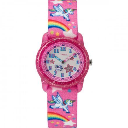 Zegarek Dla Dziewczynki Timex Kids różowy Jednorożec TW7C25500
