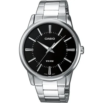 Zegarek Męski Casio Classic z czarną tarczą MTP-1303PD-1AVEG